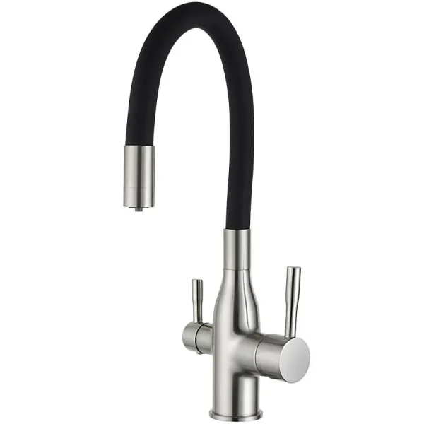Смеситель для кухни фильтр хром FRAP F4396-5