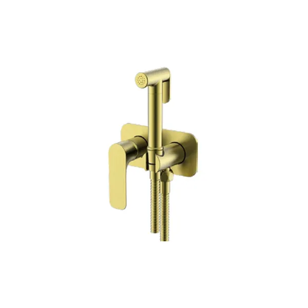 Встраиваемый гигиенический душ сантин золотой GAPPO G7248-32