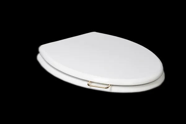Крышка массив для унитаза Puro микролифт CHROME_Комплект
