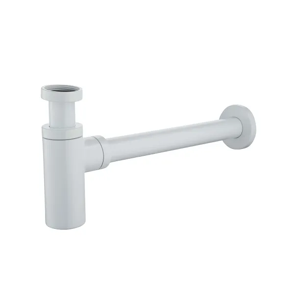 Сифон для раковины Raglo бутылочный, латунь, белый R600.20.08 в магазинах СантехГид