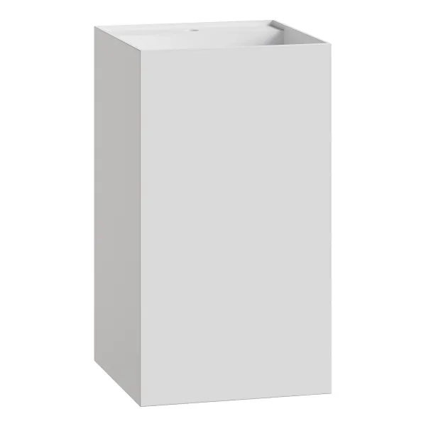 Раковина напольная Cube Corian 480*480*850 Matt White в магазинах СантехГид