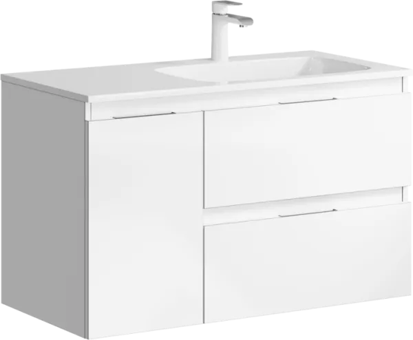 "Accent" тумба под умывальник правая, цвет белый, , ТМ «AQWELLA» ACC0109RW