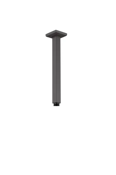 Держатель верхнего душа потолочный QUBIC Black 