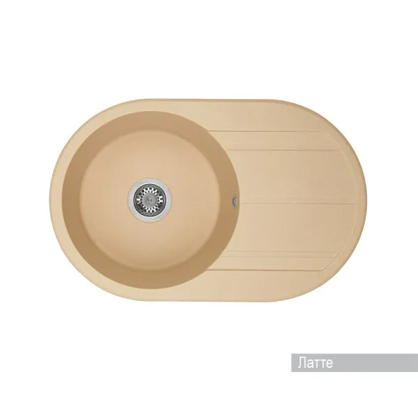 Кухонная мойка AQUATON Амира, латте () 1A712932AI260