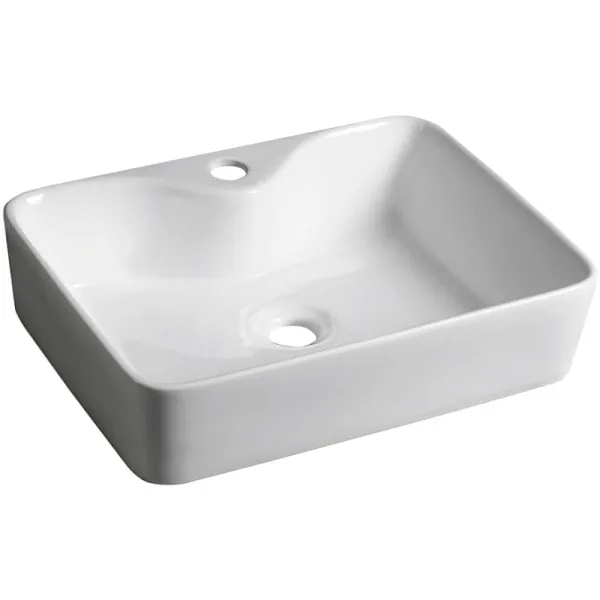 Раковина белая к столешнице Gappo (480*370*130mm) в магазинах СантехГид