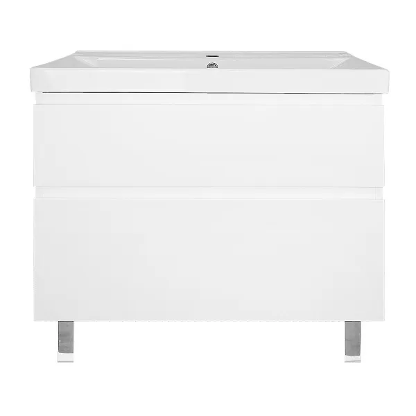 Комплект Тумба Мила 80Н 815х470х870 напольная, с раковиной Tempo 80 () CS00091366
