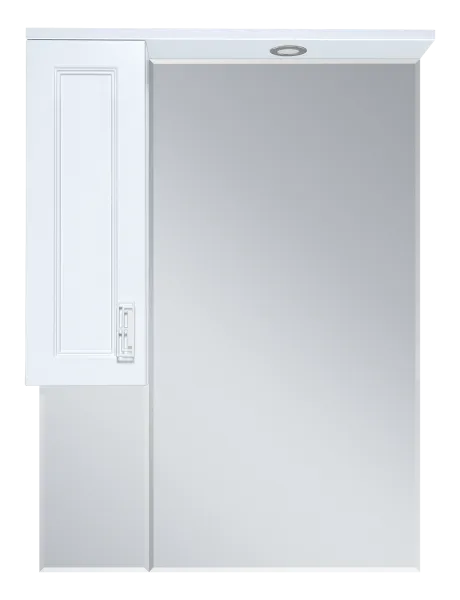 Зеркало-шкаф Дива - 65 со светом левое