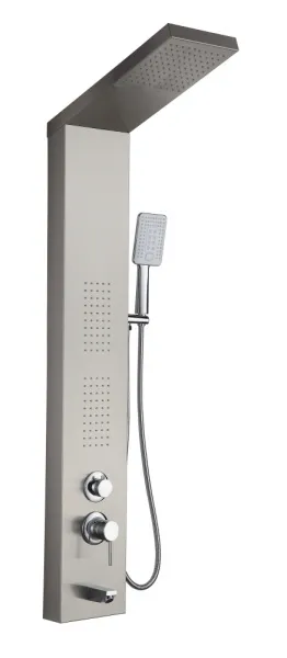 Душевая панель сатин хром FRAP F24005-5