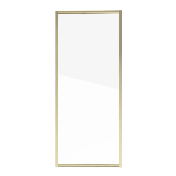 Боковая стенка Niagara Nova (100х195) золото,стекло прозрачное,1 место NG-A100G 