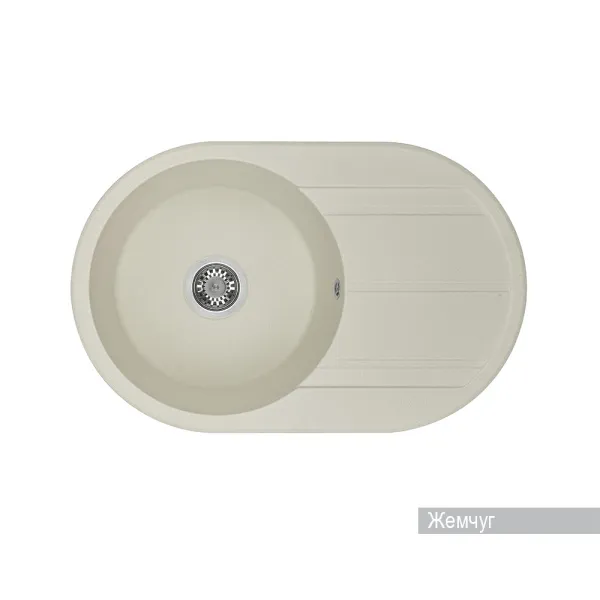 Кухонная мойка AQUATON Амира, жемчуг () 1A712932AI240