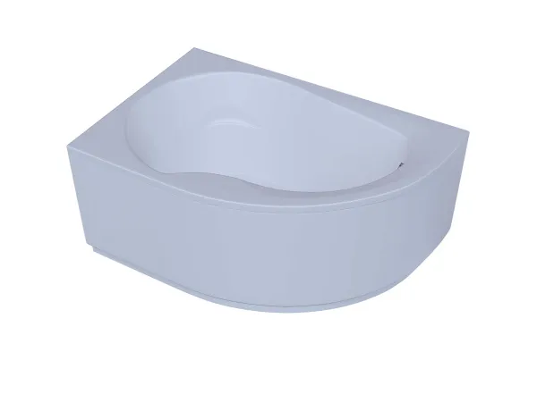 Акриловая ванна Aquatek Вирго 150x100 асимметричная, левая, с каркасом, без гидромассажа