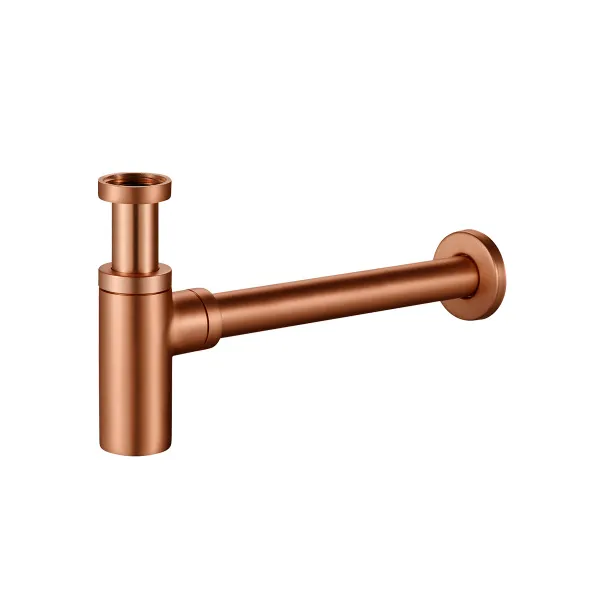 Сифон для раковины Raglo бутылочный, латунь, матовая медь R600.20.33 в магазинах СантехГид