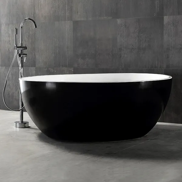 Акриловая ванна ABBER AB9279MB черная матовая