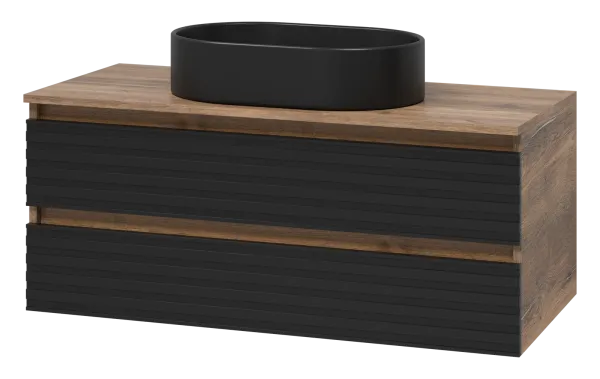 DAKOTA -Тумба 100 см подвесная 2 ящ. + раковина