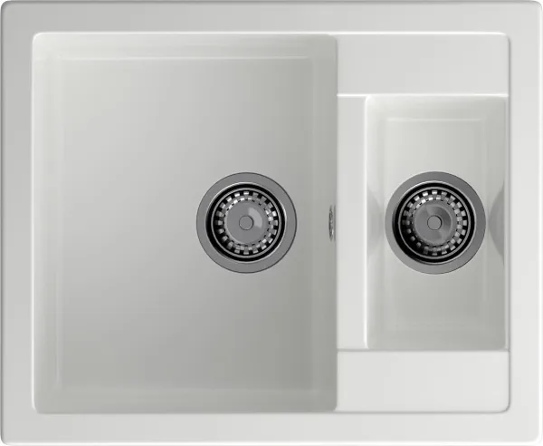 GRANFEST Мойка композит QUADRO GF-Q--610K 1.5-чаши. 610*500мм  иней арт.GF-