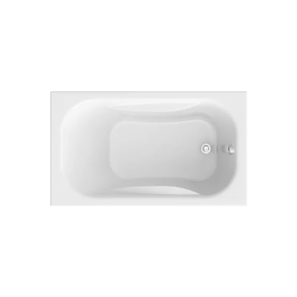 Ванна акриловая 1Marka CLASSIC 120х70 Прямоугольная Белая 01кл1270 А