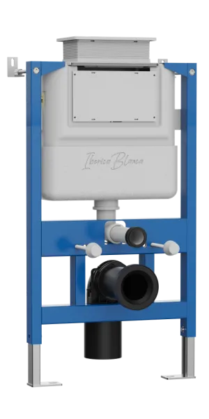 Инсталляция для подвесного унитаза IBERICA BLANCA SILENCIO PNEUMATICO CORTO с пневматическим управлением () IB.800APC