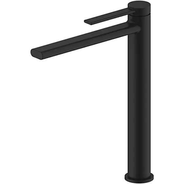 Смеситель для раковины высокий чёрный FRAP F1067-62