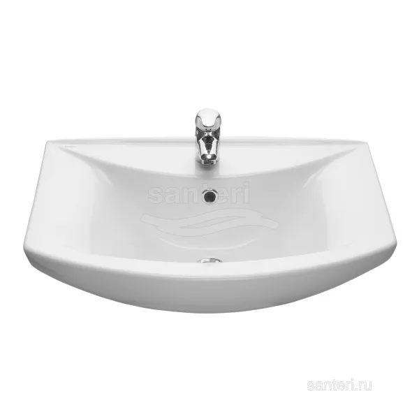Умывальник Грация с переливом белый Santeri в магазинах СантехГид